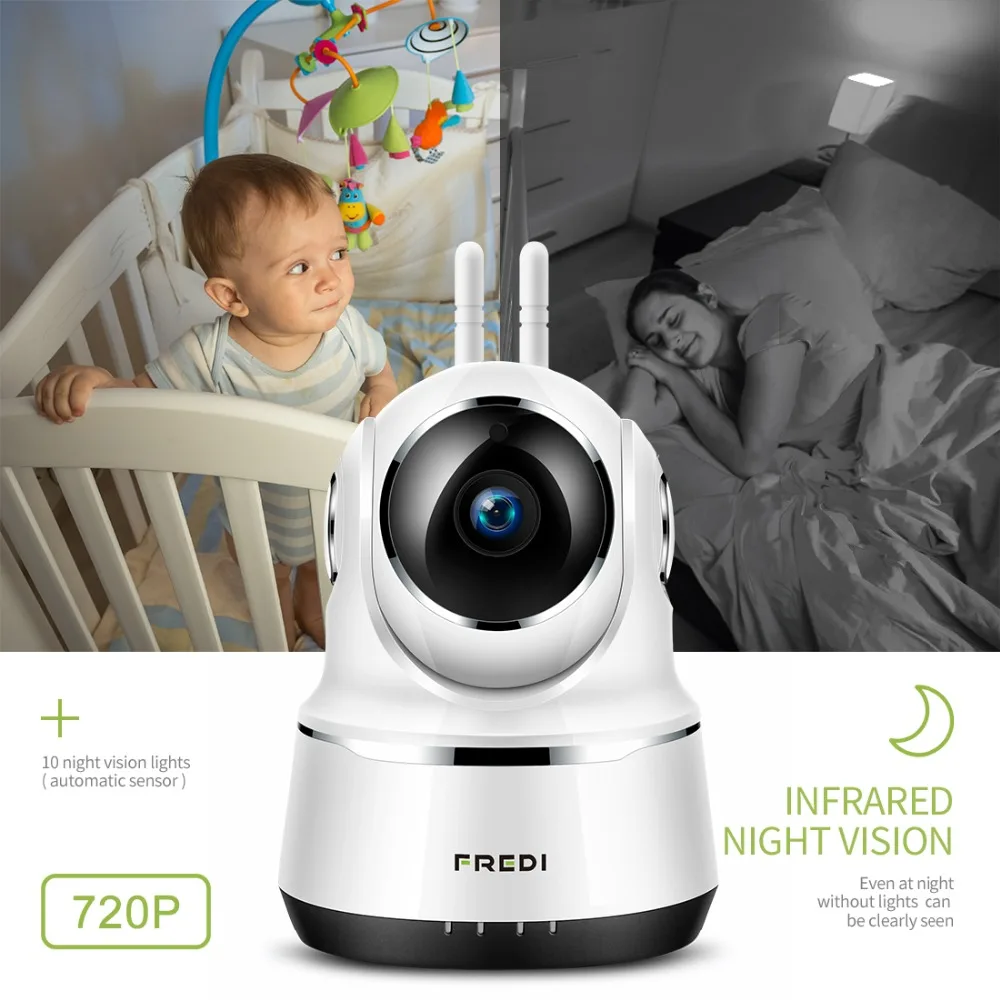 FREDI 1080P/720P ip камера беспроводная домашняя безопасности WiFi детский монитор