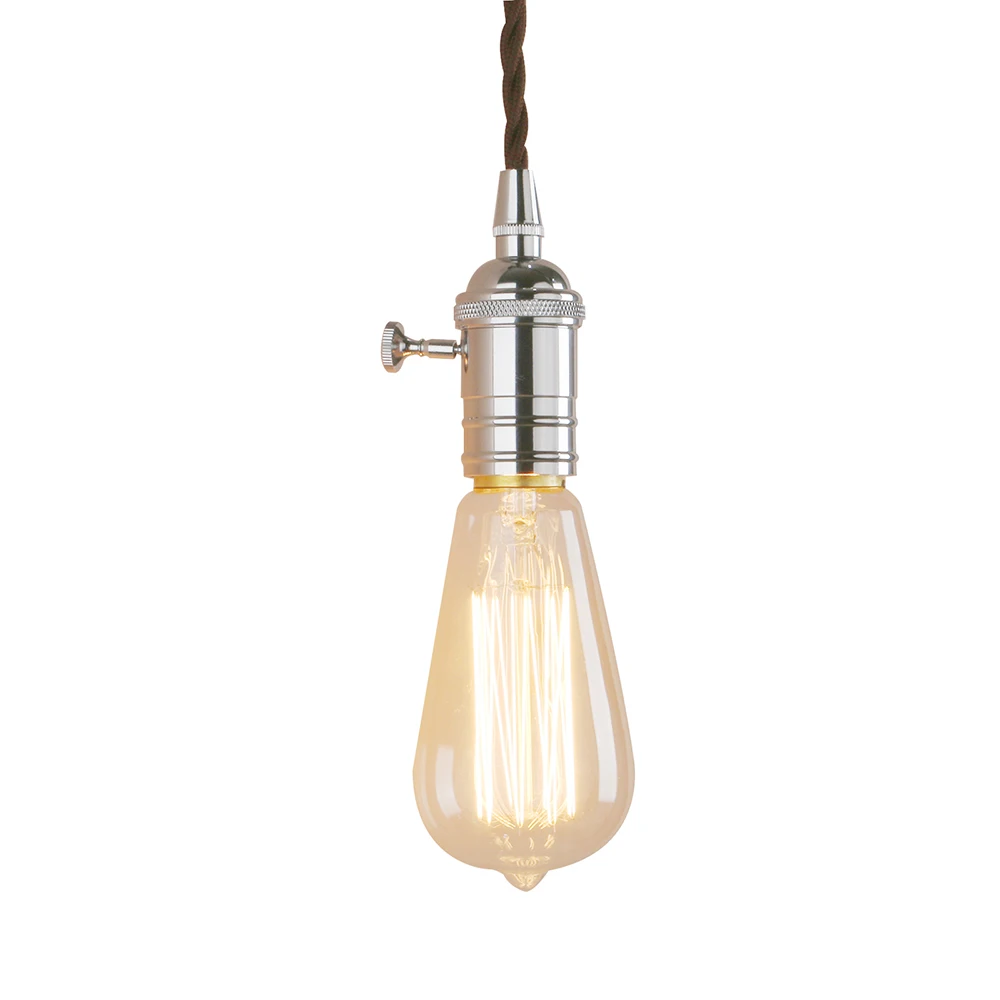 

Permo Industrial Pendant Lighting, Vintage Style Hanging Light Fixture for Living Room Dining Room, withON/Off Button