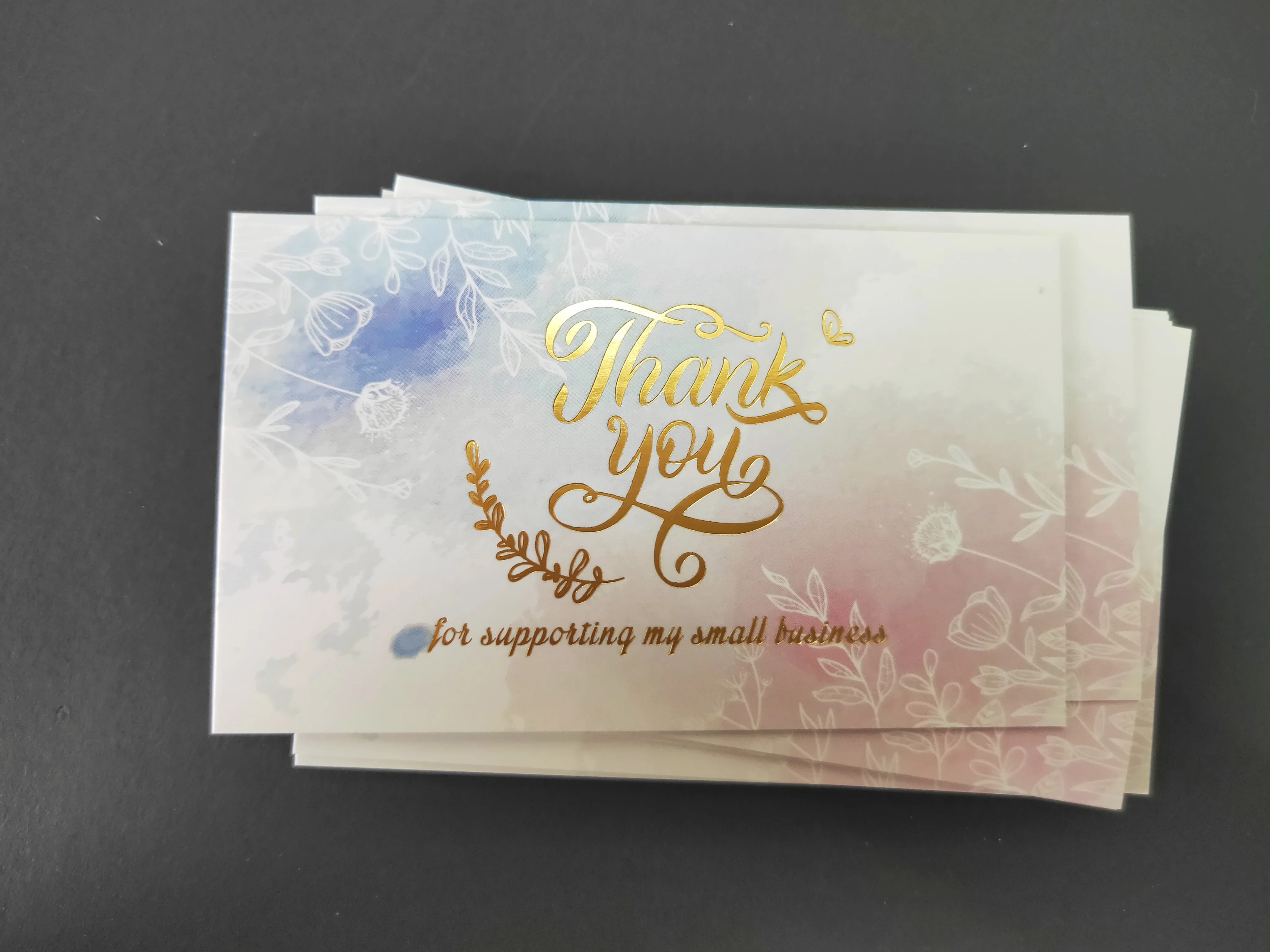 30 pieces of gold foil stamping thank you card thank you for your order card small business praise label small shop gift packagi