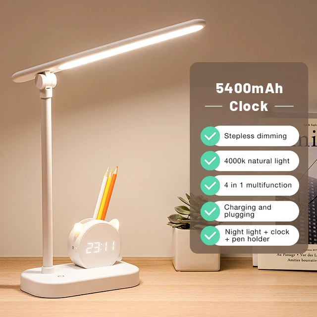 Megalopolis Besitzen Mitnahme pen holder and time display table lamp Nachlass Höflichkeit Farmer