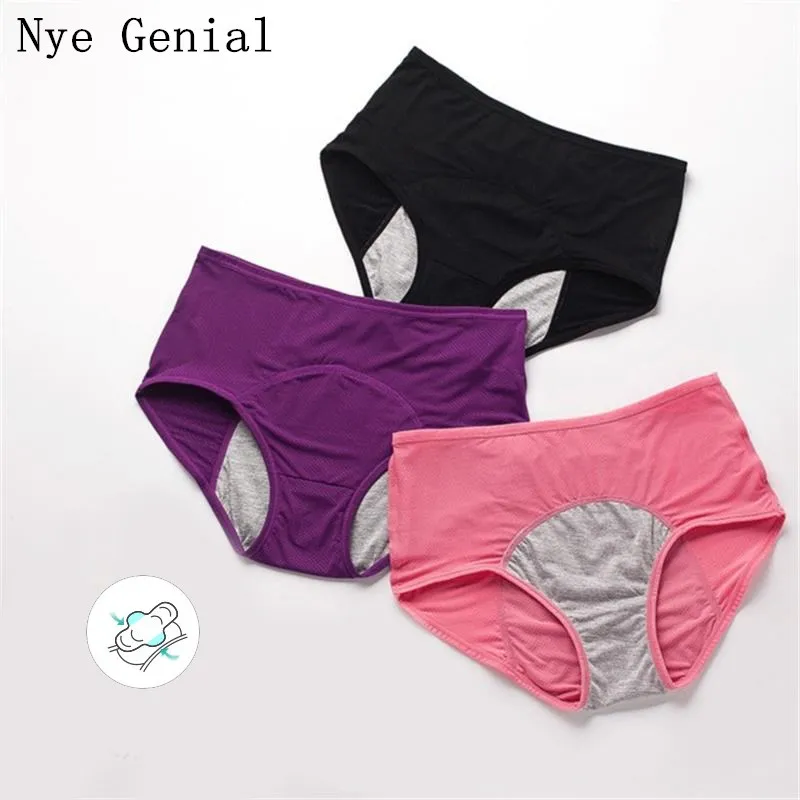 

Menstrual Panties Women Sexy Leak Proof Cotton Underwear Physiological Pants Plus Size Briefs Health Panties For Menstruation