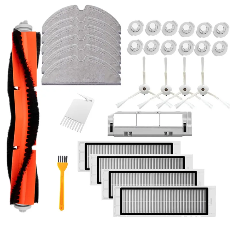 

Suitable For Xiaom Roborock Robot Vacuum Cleaner Accessories Parts Main Brush Side Brush Water Tank Filter Comb Screw Mop Cloth
