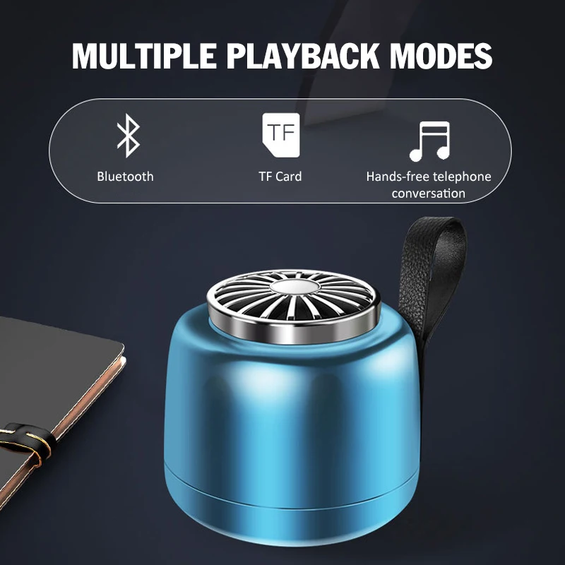 Портативный Bluetooth динамик Встроенный микрофон корпус из алюминиевого сплава мини-динамик беспроводной Bluetooth 4,2 Mp3 музыкальный плеер