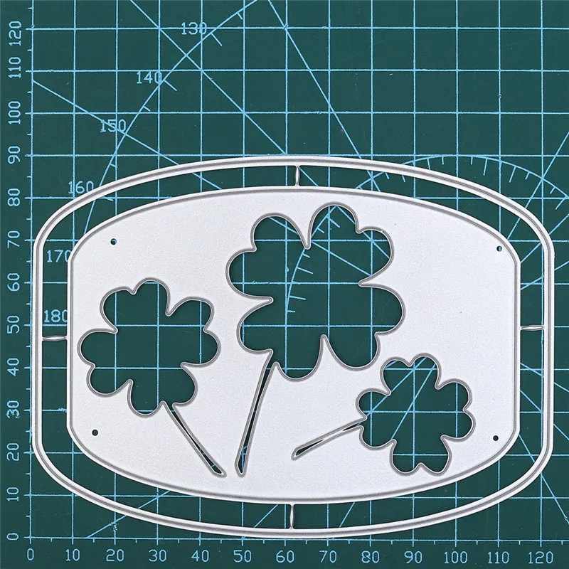 

Eastshape Clover Frame Metal Cutting Dies Lucky Flower Tag Dies Scrapbooking Album Embossing Stencil Die Cut Craft Dies Decor
