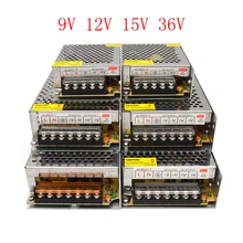 Alimentation électrique de commutation, cc 9V 12V 15V 36 V 9 12 15V 36 V AC DC 220V à 5V 12V 36 V SMPS 1A 3A 5A 10A 20A 30A