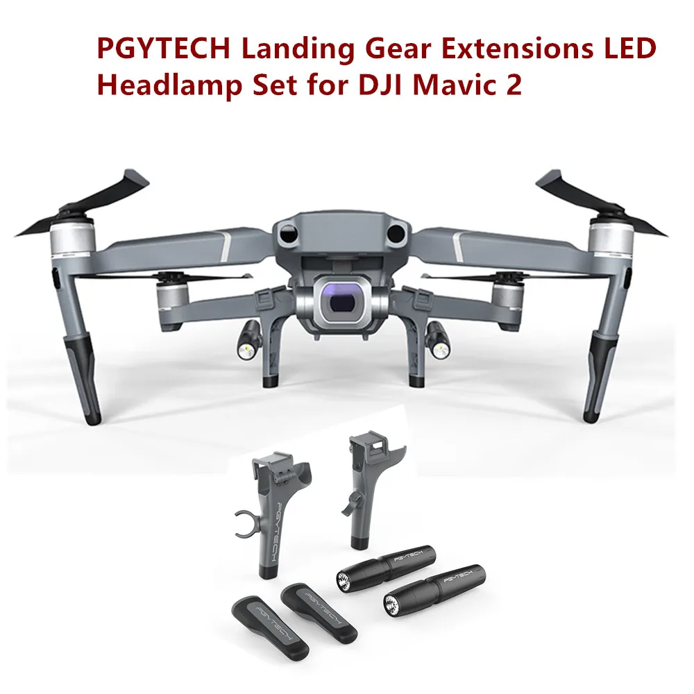 PGYTECH Mavic 2 Расширенный шасси светодиодный налобный фонарь светильник DJI Pro Zoom (без