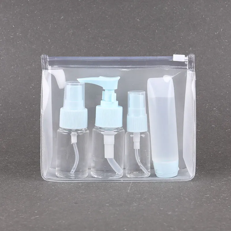 

100 PCS PER PACK Customized Logo PVC Mat Transparent Zipper Cosmetic Bag With Stocks Small Pouch