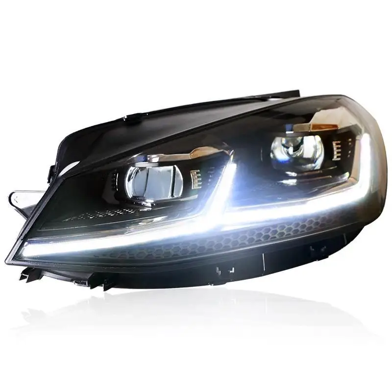 Drl Automovil Запчасти для укладки Neblineros Led Para Автомобильные фары Задние Автомобильные фары в сборе 14 15 16 17 для Volkswagen Golf 7