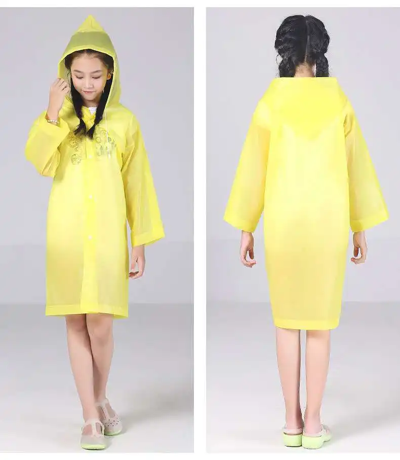 1 Item Cute Dinosaur Polyester Baby Raincoat Outdoor Waterproof Rain Coat Children Impermeable Poncho Boy Girl Rain Jacket Gift