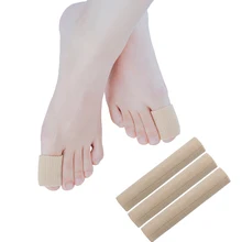 Sumifun, 15 см, защита пальцев и пальцев ног, тканевая гелевая трубка, повязка для ног, защита от боли в ногах, стельки для ухода за ногами, массаж здоровья