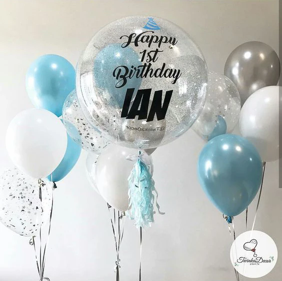 baby shower personalised balloons