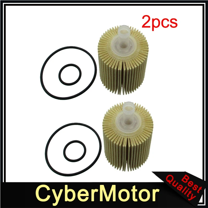 Масляный фильтр для Lexus IS250 IS350 2WD 04152-YZZA3 2006 2007 2008 2009 2010 2011 2012 2013 GS300 GS350 GX460 - Цвет: 2pc