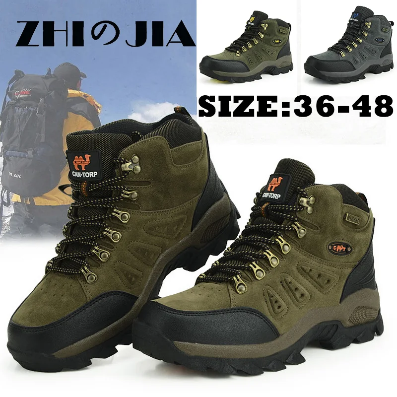 

2023 Brand Classic Size 36-48 Outdoor Sports Hiking Boots Wear Resisting Men Women Work Shoes Footwear Mountain Sport Sneakers