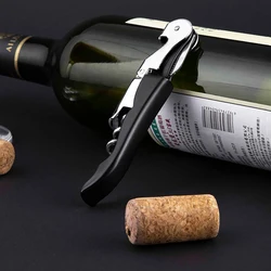 Wine Bottle Openers Heavy Duty Stainless Steel Corkscrew Foil Cutter Key Kitchen ware Bar Accessories for Waiters Bartenders