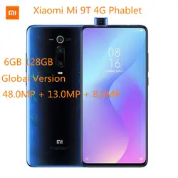 Xiaomi Mi 9T 4G смартфон 6,39 "Snapdragon 730 Octa Core 6 ГБ 128 48.0MP + 13.0MP + 8.0MP 4000 мА/ч, глобальная версия мобильных сотовых телефонов