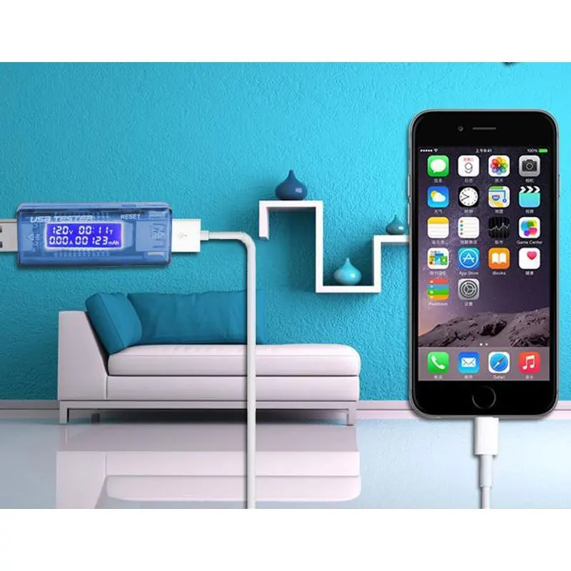 USB Вольт Ампер измеритель емкости тестер банк питания USB измеритель тока Банк питания зарядное устройство Доктор вольтметр напряжение амперметр