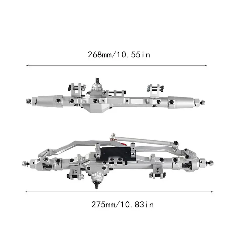 

Aluminum Alloy Front Rear Axle Spare Parts for 1/10 RC Rock Crawler Axial RR10 WRAITH 90018