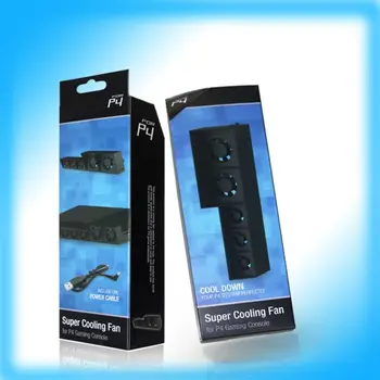 

Cooling Fan for PS4 Console Cooler Five Fans Cooling Turbo Temperature Control K1AB