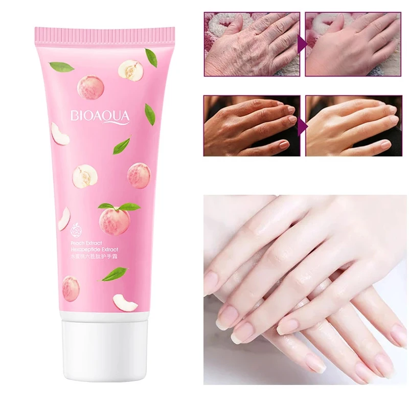 Peach Lactic Acid Bacteria Hand Cream Hydrating Repair Moisturizing