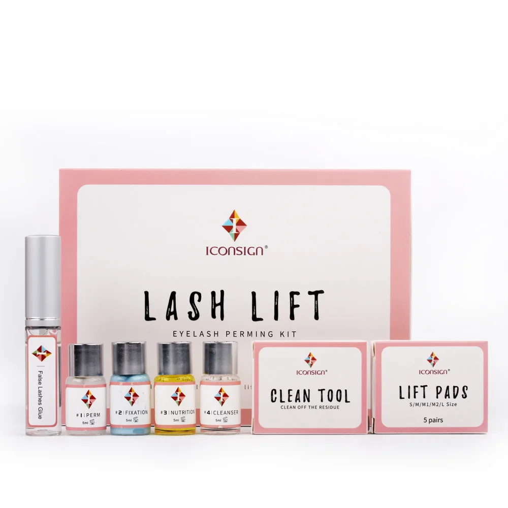 

Professional Lash Lift Kit Perming Curling Nutritious Growth Eyelash Perming Kit lashes lifting with Rods Glue Lift Pads