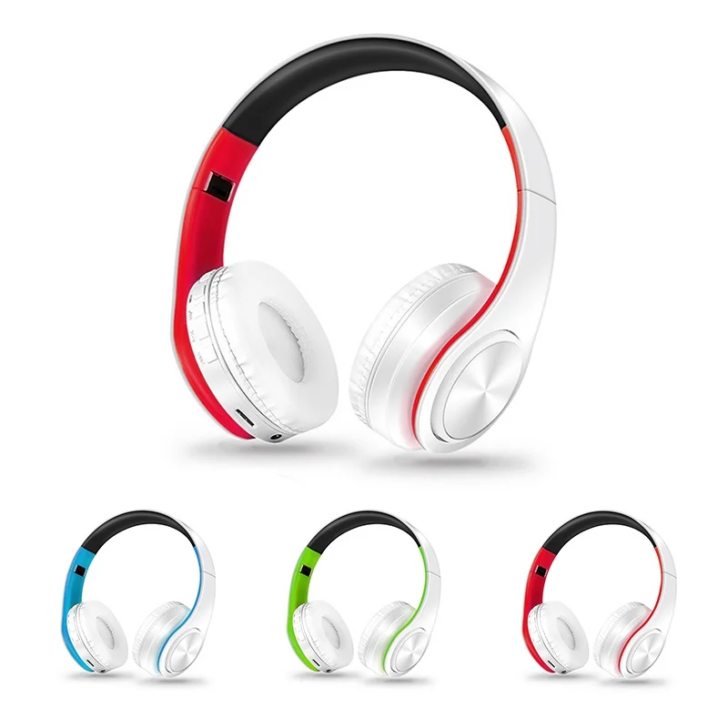 Складная Беспроводная Bluetooth гарнитура стерео наушники для iPhone samsung