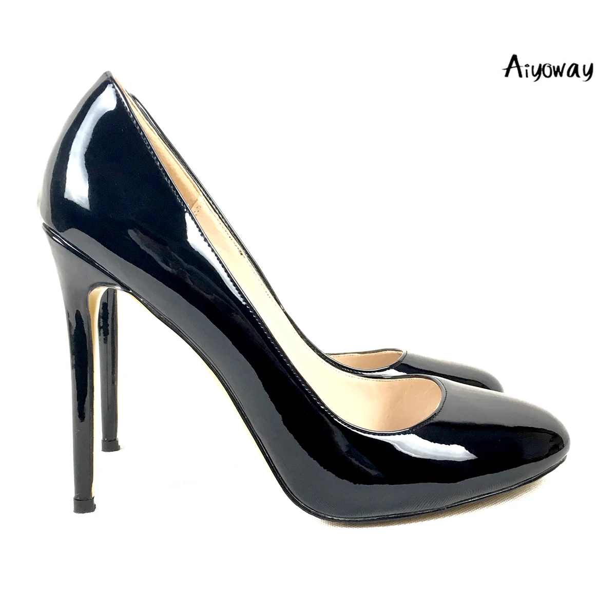 

Womens Shoes Round Toe High Heels Pumps Patent Leather Elegant Ladies Stilettos Female Shoes Evening Party Dress Heels