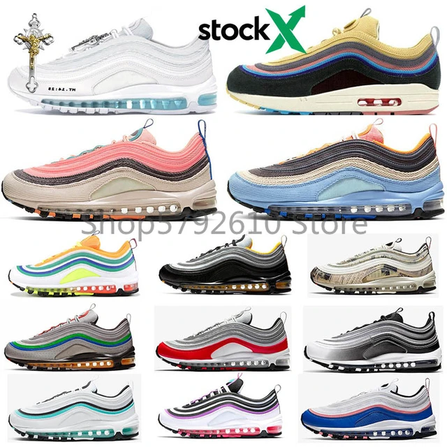 para correr 97, para hombre y mujer, Mschf X Inri Jesús, pana, sean wotherspoon Steelers london air cushies, 2020 - AliExpress