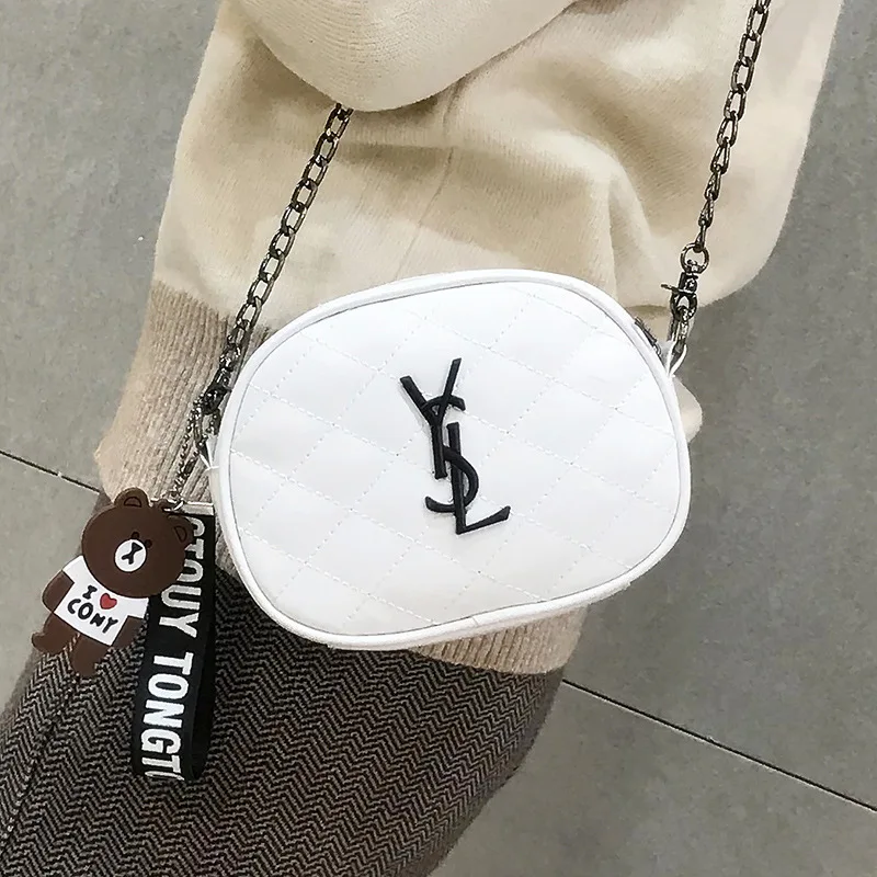 

WOMEN'S Bag 2018 Winter New Style Rhombus Shoulder Bag Versatile Shoulder Chain PU Mini Pack