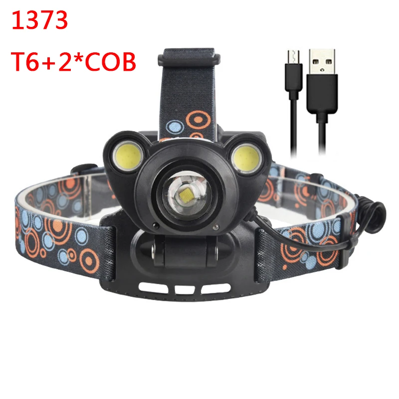 Option A Litwod z4012.5 6000лм светодиодный налобный фонарь XM-L T6 и 2* COB Интеллектуальный индукционный мощный головной светильник-вспышка, светильник, светильник для ночной рыбалки, светильник s - Испускаемый цвет: Option A