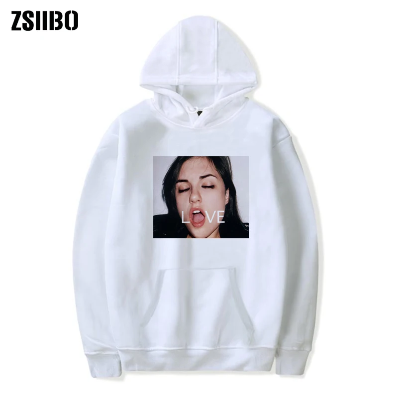 Drop Ship Hello Love Funny hoodies lovers thickness menswear men personality fun print letters casual streetwear NEWS hoodie