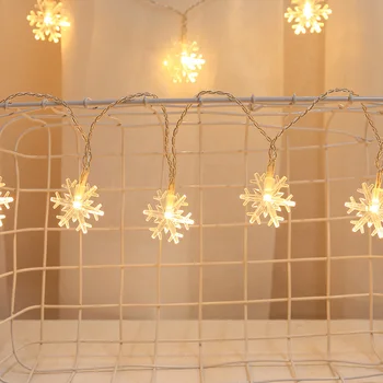 

20LEDs Christmas Snowflake String Light Party Birthday Festival Decor Light String _WK