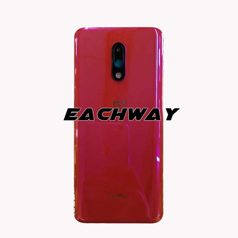 Оригинальный задний корпус с объективом для OnePlus 7 Крышка батарейного отсека