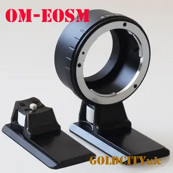 

om lens to canon EOSM EF-M lens Adapter Ring with extended Tripod Stand for EOSM/M2/M3 Mirrorless Camera