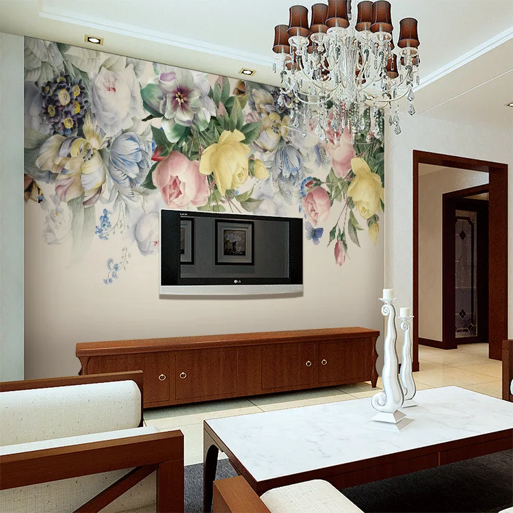 

stereo murals American style5d TV background wall paper 3D simple living room bedroom video wall covering wallpaper waterproof