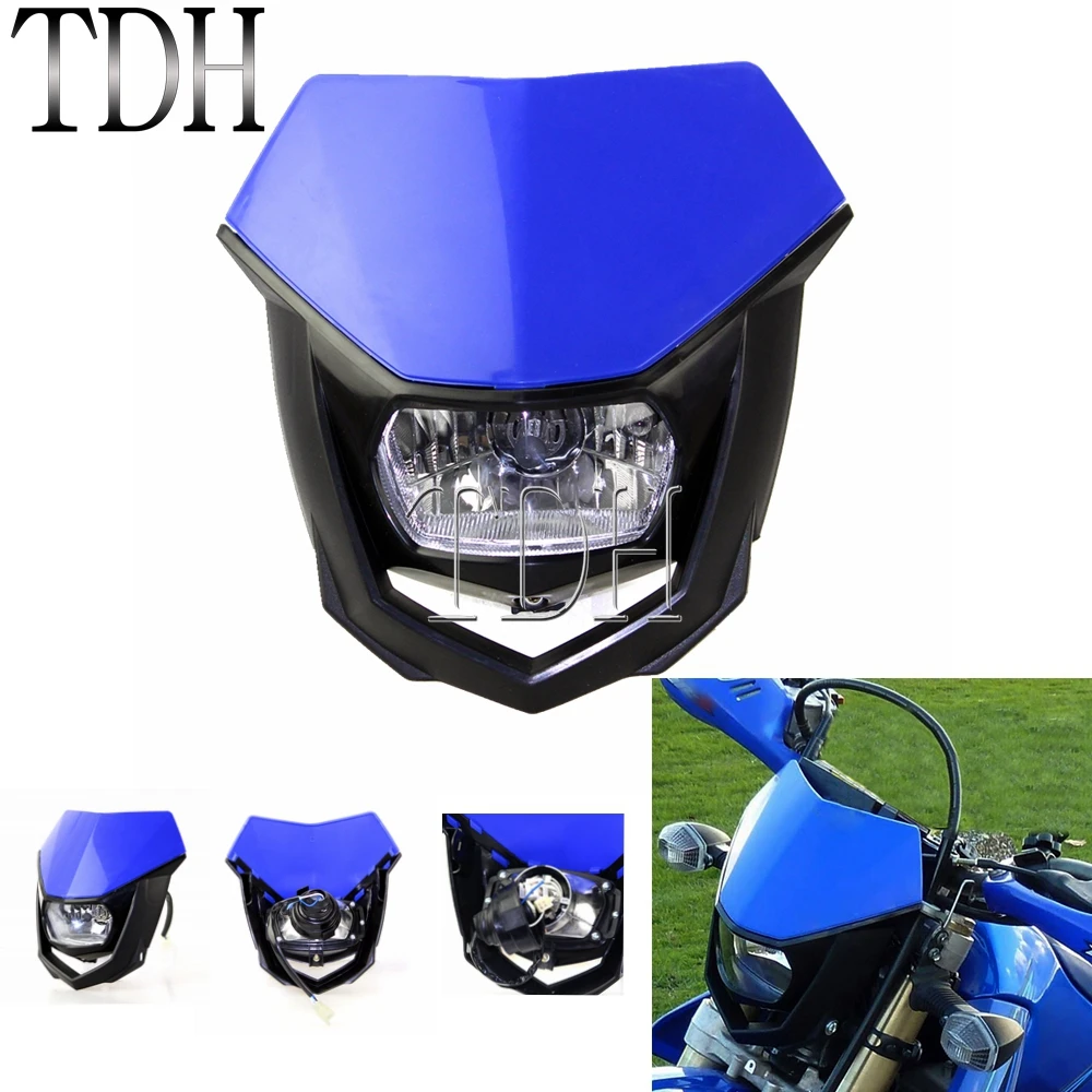 Online Best choice Free shipping Delivery service Blue Headlight