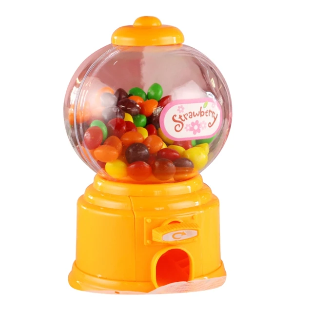 Birthday Party Favor Gum Ball Machine Toy Candy Dispenser Twirling Style Great Gift for Child Hands-on Brain Development 87HD 3