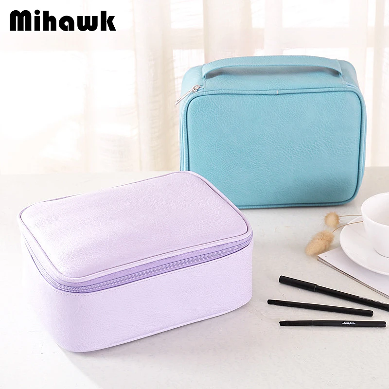 

Mihawk Women Travel Toiletry Wash Cosmetic Bag Beautician Makeup Storage Case Tote Girl Necessaire Make Up Organizer Accessories