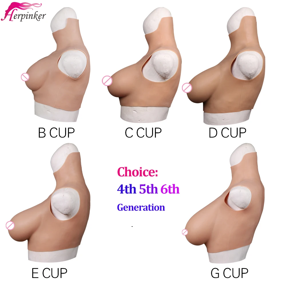 Eyung 7th No Oil H Cup Silicone Breasts Forms Huge Fake Boobs Tits Breastplate For Crossdresser Drag Queen Shemale Transgender (10)