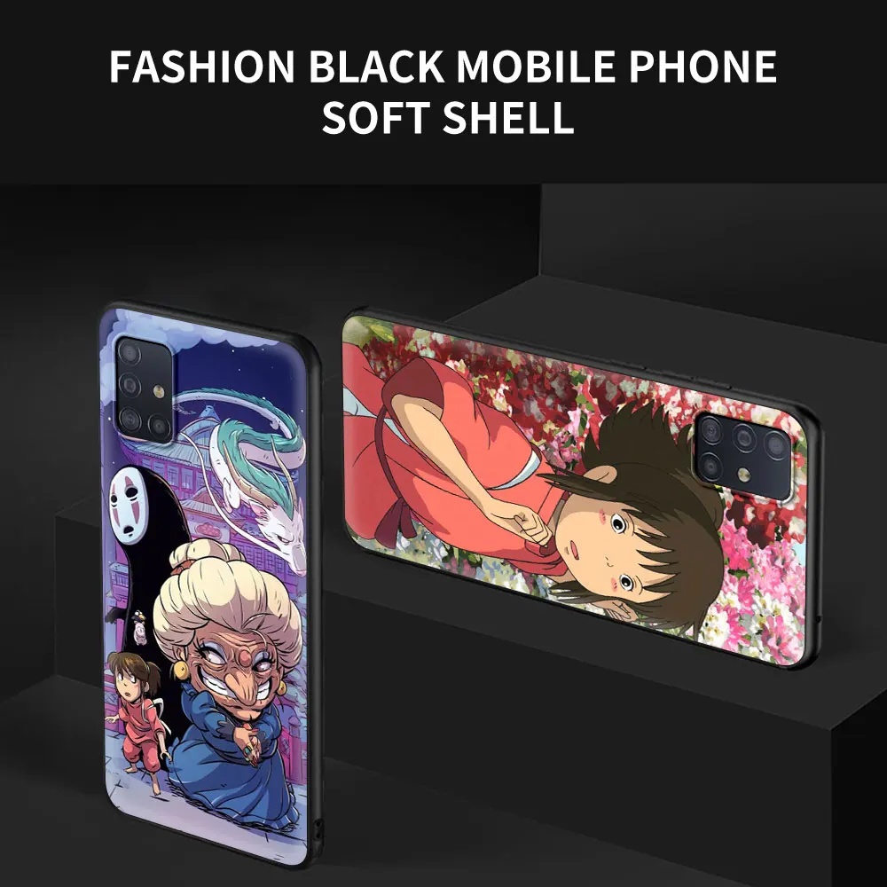 Japan Anime chihiro Spirited Away Silicon Phone Case for Samsung Galaxy A51 A71 A21S A12 A11 A31 A52 A41 A32 5G A72 A02S Cover