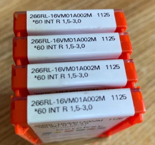 10 шт. вставки карбида 266RL-16VM01A002M 1125