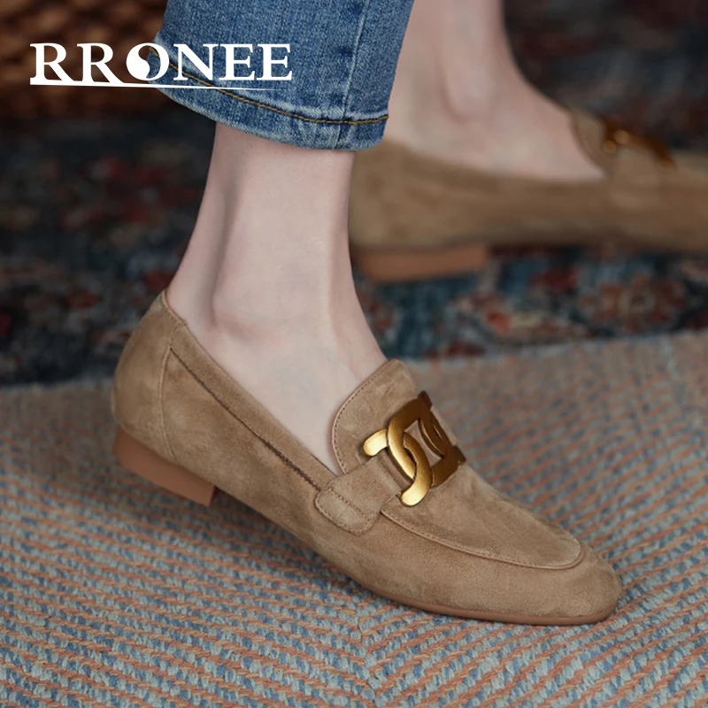 Leather Loafers Women Spring 2021 