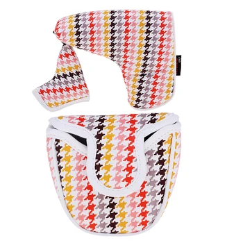 

Premium PU Blade Putter Cover with Little Hat Mallet Putters Headcover Guard with Magnetic Bar Closures