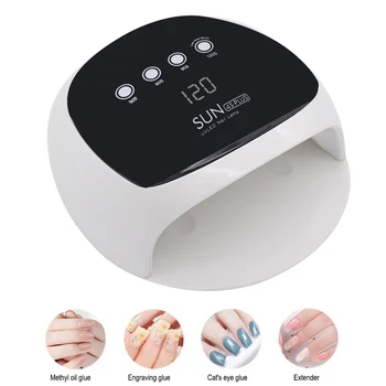 

LED Nail Lamp for Manicure 52W Nail Dryer Machine UV Lamp For Curing UV Gel Nail Polish With Motion sensing LCD Display