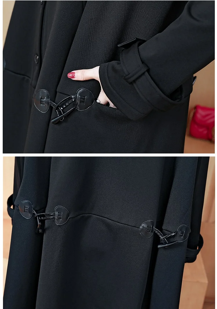 UHYTGF 5XL размера плюс, Женская куртка, худи плюс, Вельветовая, с подкладкой, толстовка, женская, свободная, повседневная, теплая, Осень-зима, пальто с капюшоном 560