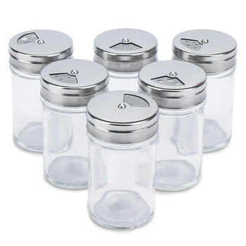 

New Kitchen Gadgets Spice Bottle Seasoning Box Kitchen Spice Storage Bottle Jars Transparent PP Salt Pepper Cumin Powder Box