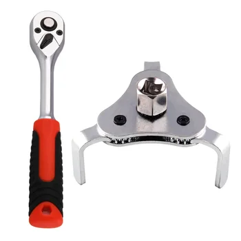 

3 Jaws Two Way Auto Adjustable Quick Release Ratchet Wrench Set Universal Professional Non Slip Composite Offset Car Repair