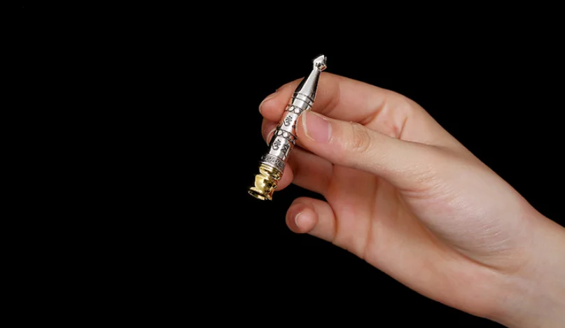 Кулон с фильтром для сигарет из стерлингового серебра S925, кулон с фильтром дыма, подарок, шесть слов, фильтр, ювелирные изделия