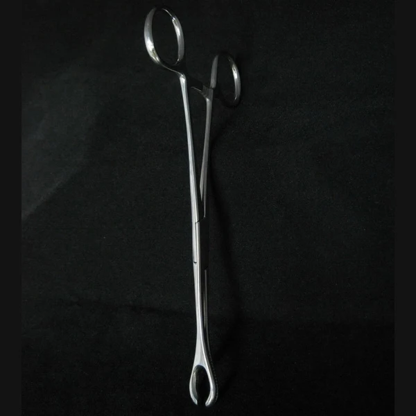 Серебристый One Stainless Steel Piercing Slotted Navel Forcep Plier For Surgical Body Piercing Kits Tool Supply - Цвет: Серебристый