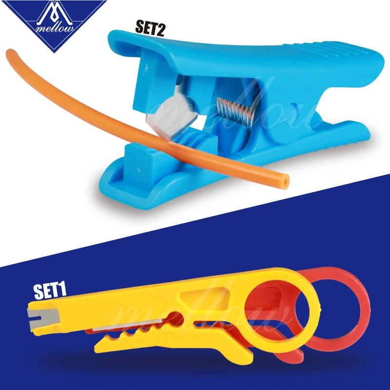 Mellow Мини Портативный PTFE Трубка Резак для зачистки проводов нож для 3d принтера тефлоновая трубка hotend i3 ender 3 экструдер набор инструментов
