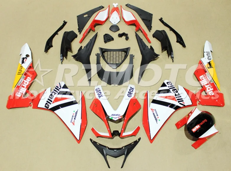 Литьевая Форма ABS Обтекатели комплект подходит для Aprilia RSV4 1000 2009- 09 10 11 12 13 14 на заказ оранжевый белый